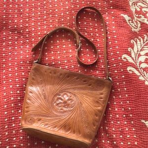 Vintage hand-tooled purse